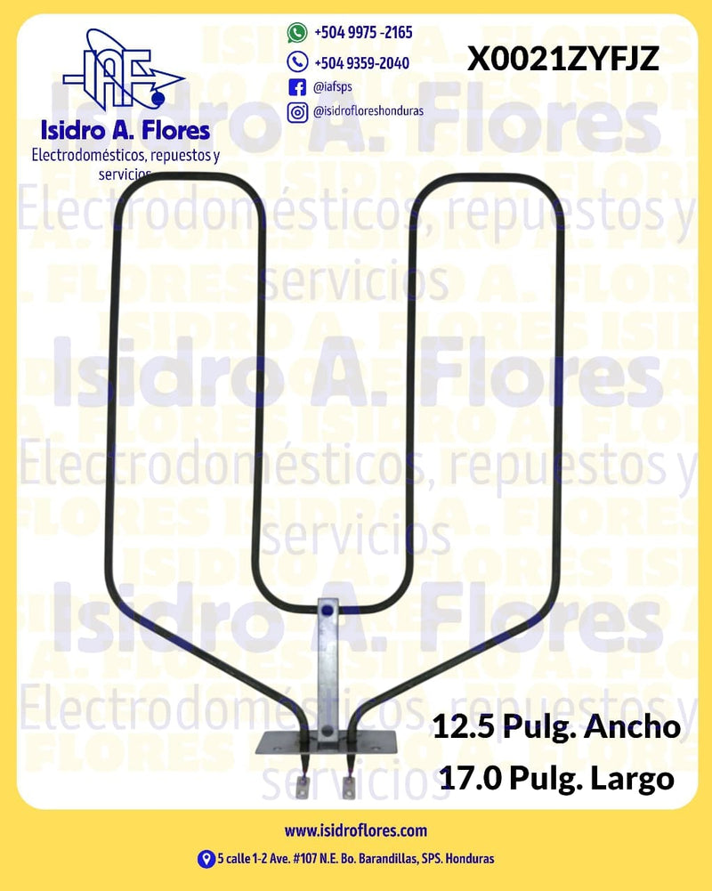 Resistencia de horno Broil genérico sirve GE 240V 60 HZ 2400W