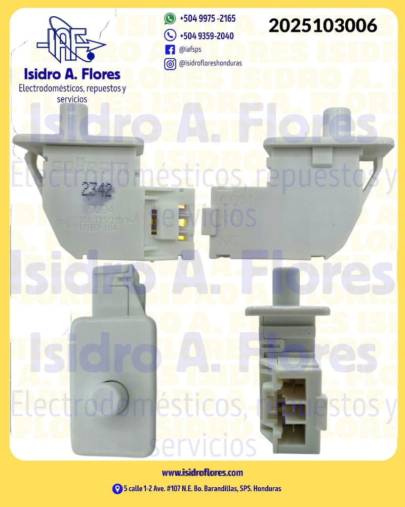 Switch blocapuerta de secadora original GE