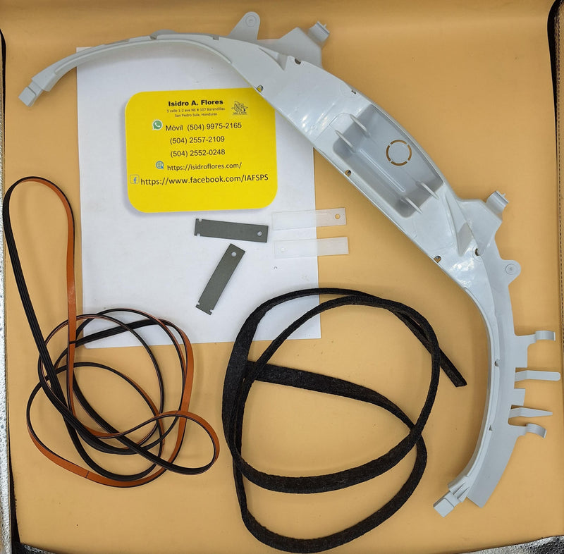 Kit reparación, aro, fricción, felpa, deslizador y banda original GE