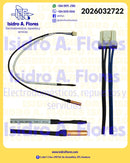 Sensor temperatura original GE MAbe evaporador y ambiente 9 y 12