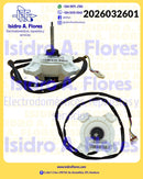 Motor condensador aire acondicionado unidad externa, original GE Mabe