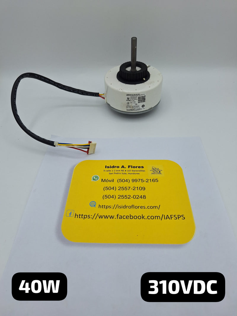 Motor evaporador de minisplit 40W DC 18, 24 310V