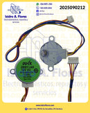 Motor difusor a pasos de Minisplit original GE Mabe 12 y 18BTU 12V DC