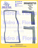 Empaque gris original Haier cuadruple  ancho 16" X37"