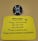 Perilla lavadora orilla niquelada original G.E. Blanca de selector