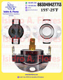 Térmico de secadora original Whirlpool 155° -25F 4 patas