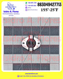 Térmico de secadora original Whirlpool 155° -25F 4 patas