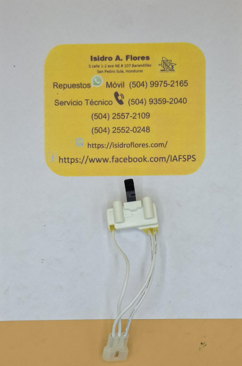 Switch interruptor puerta de secadora 3 cables blancos sirve Whirlpool