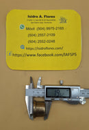 Buje original con ceja de tubo de exprimido de lavadora Whirlpool