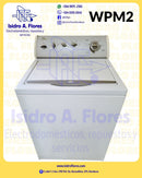 Lavadora mecánica Whirlpool 4 perillas, tapa ancha
