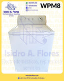 Lavadora Kenmore Mecánica tapa ancha 4 perillas