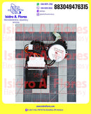 Actuador shifter 7 terminales negro original Whirlpool, sutituye rojo