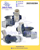 Bomba électrica  original de lavadora electrónica Whirlpool