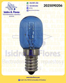 Foco de luz azul 20W GE original para refrigeradora