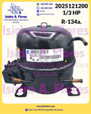 Compresor Tecumseh 1/3 TPH1410YCS 235f-R134a 115-127V, 60Hz, enfr aire