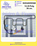 Resistencia tubular genérica de 36Cm. ó  14.25" sirve Mabe