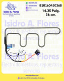 Resistencia tubular genérica de 36Cm. ó  14.25" sirve Mabe