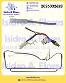 Resistencia refrigerador,  tubular  original GE - Mabe con sensor
