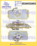 Soporte y motor evaporador 12V  y sensor blanco original  GE