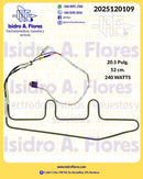 Resistencia  refrigeradora tubular original GE  -  Mabe 20.5", 240W