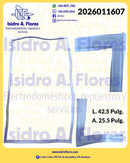 Empaque de refrigeradora GE - MAbe  largo 42.5" X  Ancho 25.5"
