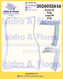 Empaque de refrigeradora original GE Mabe Nirvana 25"X44"