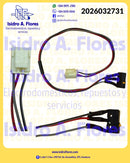 Interruptor ensamble de puerta de refrigerador original GE Mabe