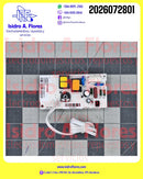 Placa  electrónica genérica Genpro sirve Mabe - GE Sirius 510, 127V