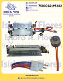 Resistencia doble 12" gemelas Coldtek con protector y ficha sirve GE