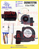Motor abánico de ice maker original GE 13.6V, 0.105A Nidec