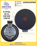 Disco o resistencia de estufa Atlas 6.3" 1000W 230V