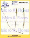 Sensor original de estufa empotrable GE mabe o cocineta