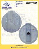 Perilla original blanca de estufa de gas blanca Mabe, Atlas GE