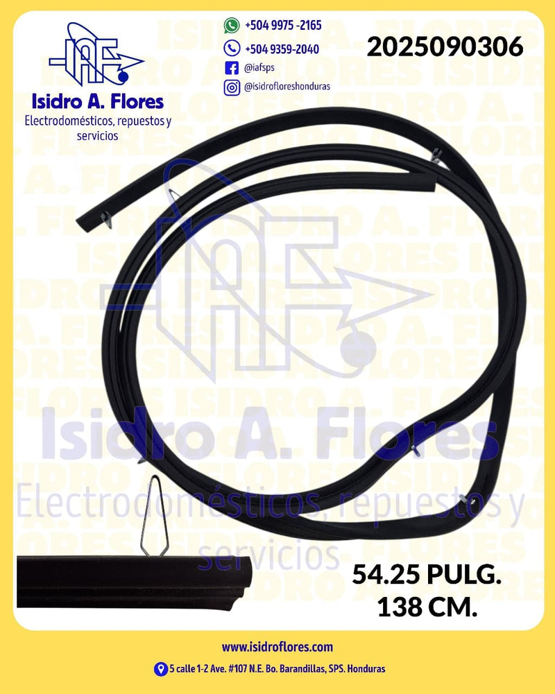 Sello empaque  marco frontal de Horno GE original 57" de largo