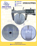 Perilla  estufa de gas original Mabe Focaris blanca con gris