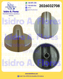 Perilla de estufa de gas original GE- Mabe, Cetron Halia de 67 y 76 Cm