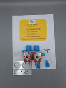 Valvula universal entrada de agua , adaptador 3/8 y 1/2