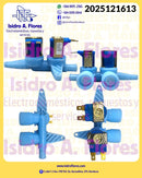 Valvula zolenoide de entrada de agua original de  lavadora GE Olimpia