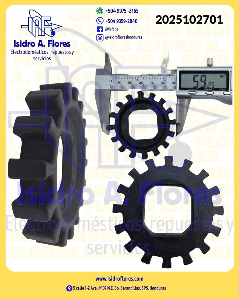Embrague original fijo de lavadora o engranaje de transmisión GE