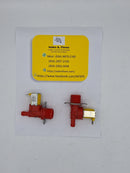 Valvula de  entrada agua original Mabe,  rojo y amarillo univalvula