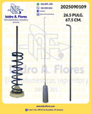 Suspensión de lavadora original  Mabe , azul 27"