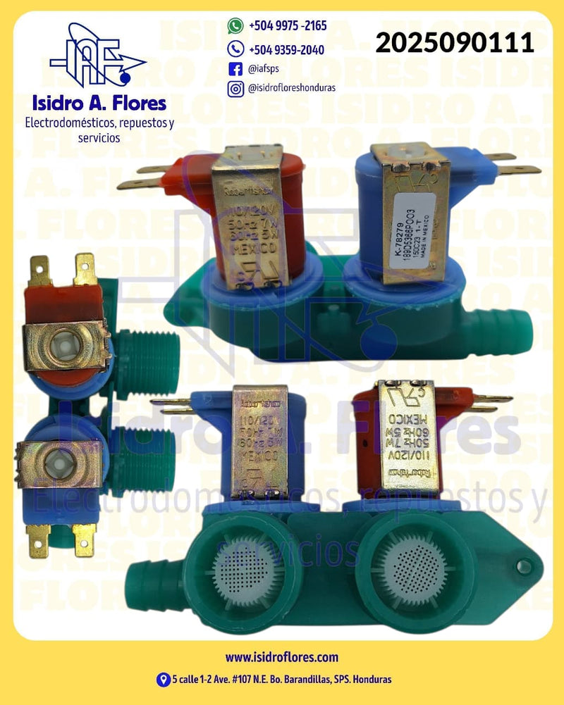 Valvula original GE sirve lavadora  Whirlpool, verde