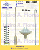 Suspensión ensamble original GE - Mabe, 22.5"  color plata