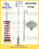 Suspensión o amortiguador para lavadora GE 27" resorte rojo