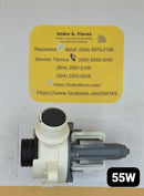 Bomba drenado genérica 55W sirve  lavadora GE - Mabe Kraken