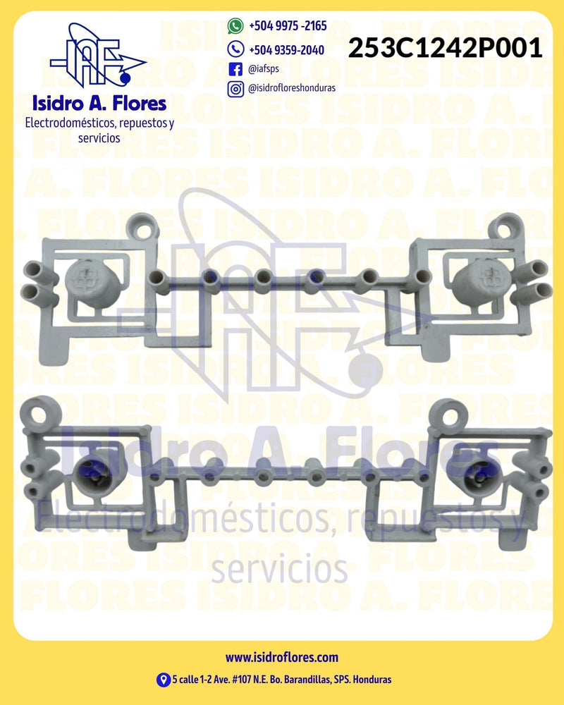 Boton original de inicio y pausa de lavadora ensamble GE Mabe  Kraken