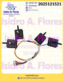 Switch selector ensamble de panel original GE - Mabe lavadora 17 KG