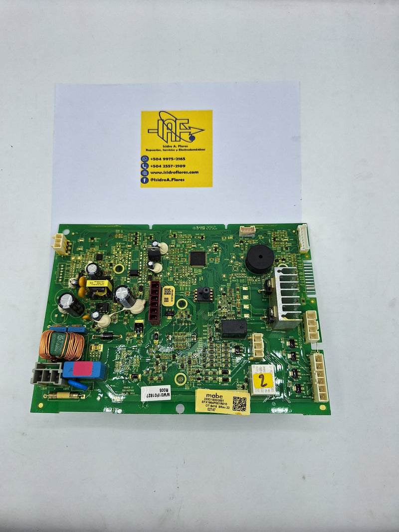 Placa electrónica de control principal de lavadora GE