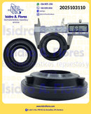 Sello de agua de lavadora, original GE Olimpia