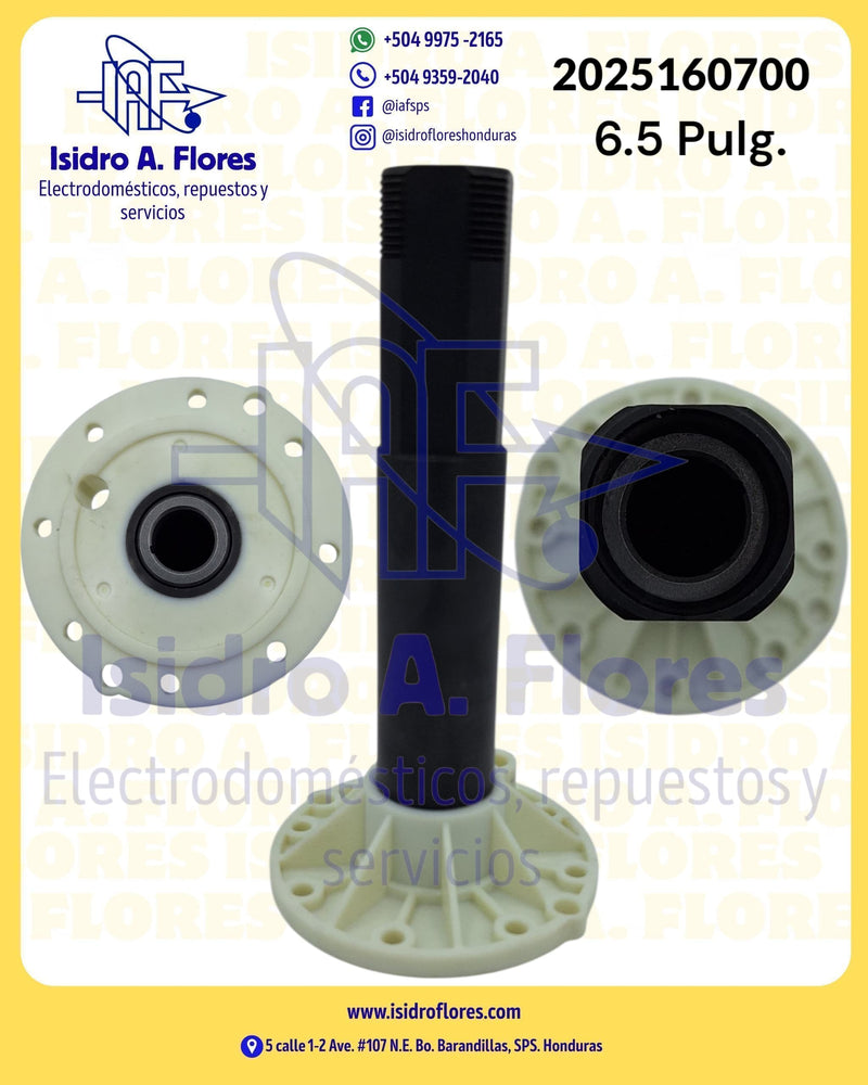 Tubo cubierta de flecha original con base y buje sin sello easy Mabe